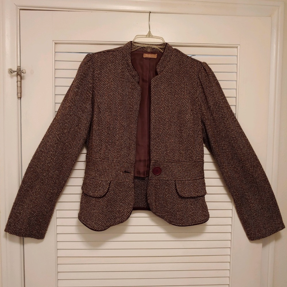 Brown tweed jacket